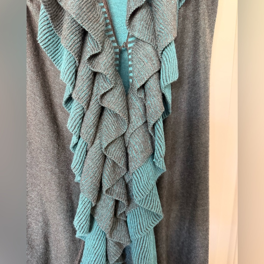 Nic & Zoe Ruffle Cardigan - Picture 3 of 7